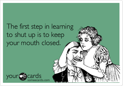 First steps are the hardest