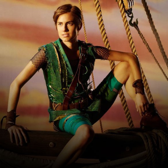 She is just too tall to be Peter Pan. TOO. TALL