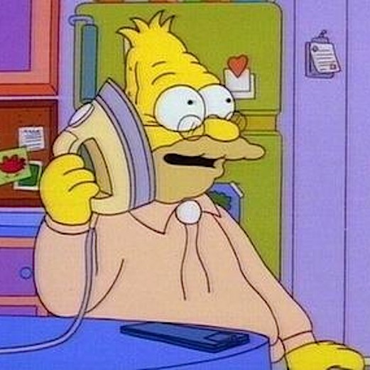 What I see everytime he comes on screen...