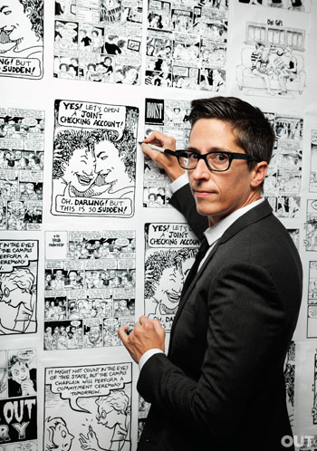 Alison Bechdel... Also creator of the Bechdel test (google it)