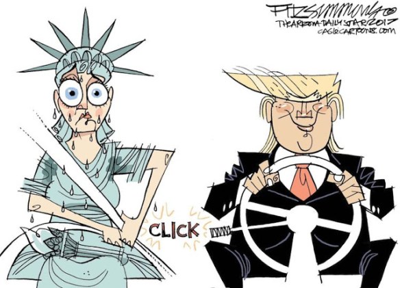 We're with you lady lib. #buckleup #bumpyride