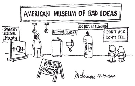 Believe me, this country already knows BAD ideas 